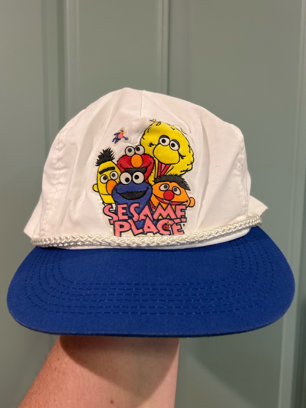 ✨Vintage 80’s Sesame Place Adjustable Trucker Hat✨